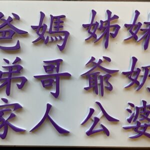 家人 Family Member Magnets